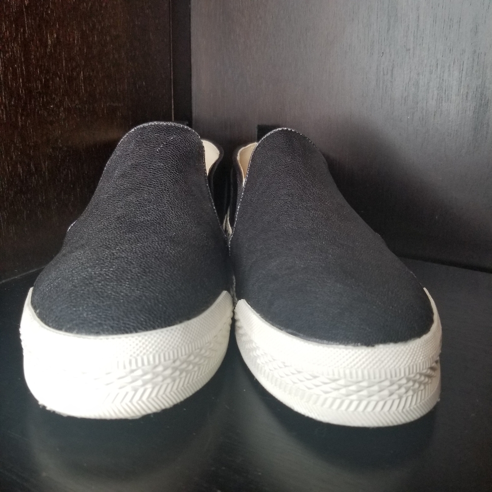 NINE WEST NWORANGES BLACK SLIP ON SHOES Sz 8 - Picture 5 of 10